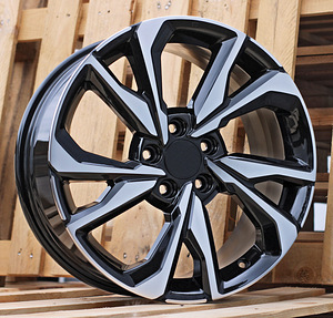 R18x8  5X114.3  ET  50  64.1  A5563  (BK5384)  Black Polished (MB)  For HOND  (P+Z4) (1 foto / 1)