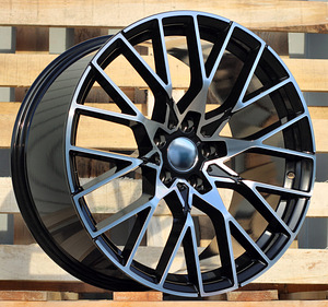 R19x9  5X120  ET  40  72.6  A5479  (BK5441)  Black Polished (MB)  For BMW  (K2)  (Rear+Front) (1 foto / 1)
