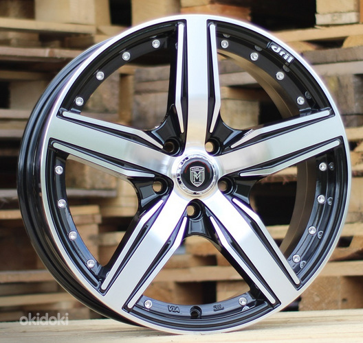 R18x7.5  5X115  ET  40  70.5  A5396  Black Polished (MB)  For RACIN  (P)