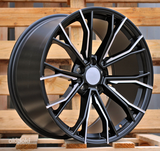 R19x9.5  5X120  ET  38  72.6  A5385  (XFE290)  Black Half Matt (BLHM)  For BMW  (K4+P1)  ((REAR+FRONT))