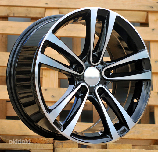 R17x8  5X120  ET  34  72.6  A5035  Black Polished (MB)  For BMW  (P)