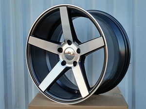 R18x8  5X112  ET  40  66.5  A5173  Black Polished (MB)  For RACIN  (Z2)  (STYLE VOSSEN) (1 foto / 1)