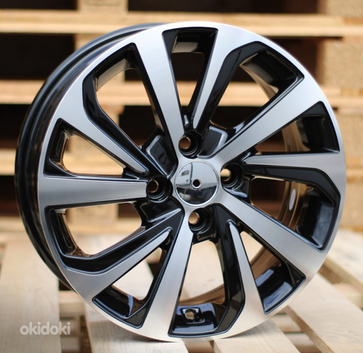 R14x6  4X100  ET  40  60.1  A423  (IN5429)  Black Polished (MB)  For HYUND  (Z4)