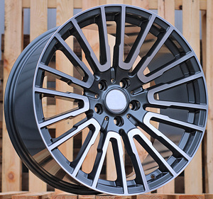 R20x8.5  5X112  ET  25  66.6  A1242  Grey Polished+Powder Coating (MGPC)  For BMW  (P)  (Rear+Front) (1 foto / 1)