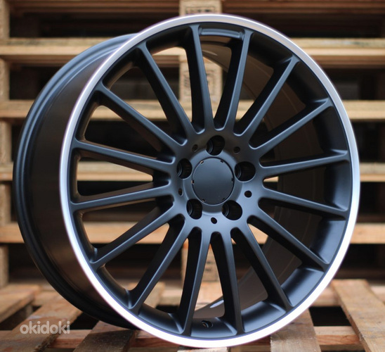 R19x8  5X112  ET  45  66.6  A1020  Black Polished Half Matt (MBHM)  For MER  (K3)