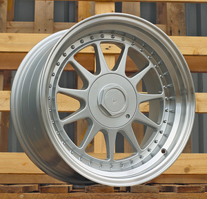 R17x7.5  4X100  ET  30  57.1  7962F  Silver+Polished Lip (SP)  For RACIN  (Z3)  (HARTGE Style) (1 foto / 1)