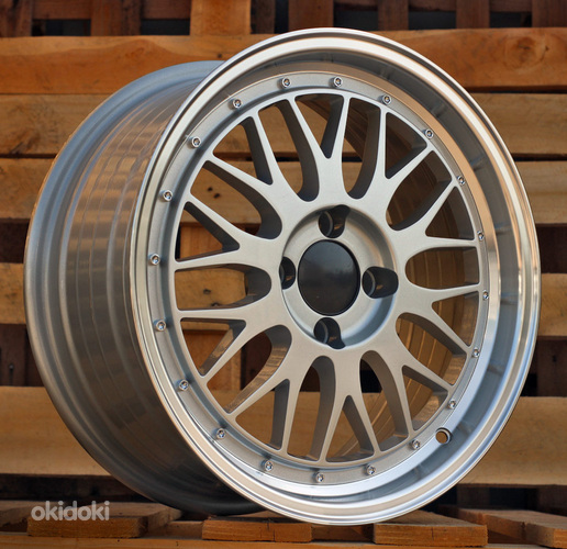 R17x7.5  5X112  ET  35  73.1  3S215  Silver+Polished Lip (SP)  For RACIN