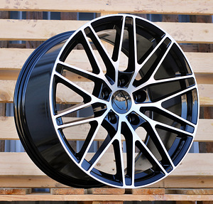 R21x10.5  5X130  ET  47  66.5  3S1324  Black Polished (MB)  For PORCH  (M)  (NEW Macan II (XAB) HYBRID FORGED Rear+Front) (1 foto / 1)