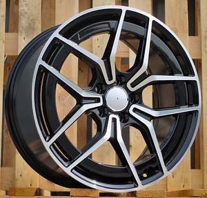 R18x8.5  5X112  ET  52  66.6  3S1034  Black Polished (MB)  For MER  (K2)  (HYBRID FORGED) (1 foto / 1)