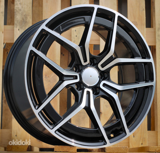 R18x8.5  5X112  ET  52  66.6  3S1034  Black Polished (MB)  For MER  (K2)  (HYBRID FORGED)