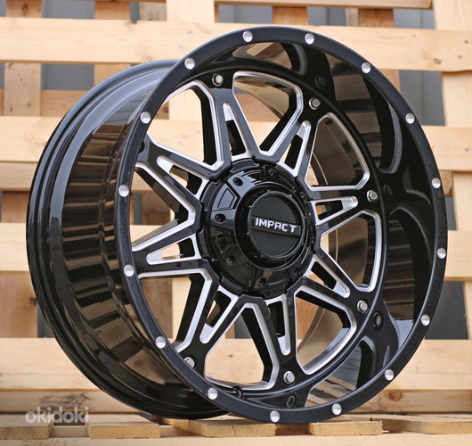 R20x10  12X135/139  ET  M12  106.1  1109A  Black (BL)  For 4X4  (K3)  (Milling)