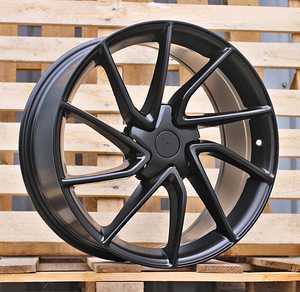 R19x8.5  5X114.3  ET  38  64.1  YS1285  Black Half Matt (BLHM)  For TESLA  (Z4)  (HYBRID FORGED Model 3) (1 foto / 1)