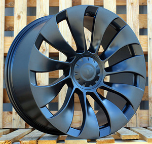 R21x10.5  5X114.3  ET  48  64.1  YS214  Black Half Matt (BLHM)  For TESLA  (K4)  (HYBRID FORGED (Model Y)(Rear+Front)) (1 foto / 1)