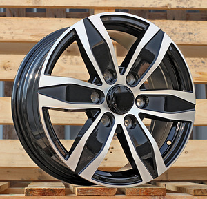 R16x7  6X130  ET  50  84.1  YF6153  Black Polished (MB)  For MER  (M)  (HYBRID FORGED (max 1200kg)) (1 foto / 1)