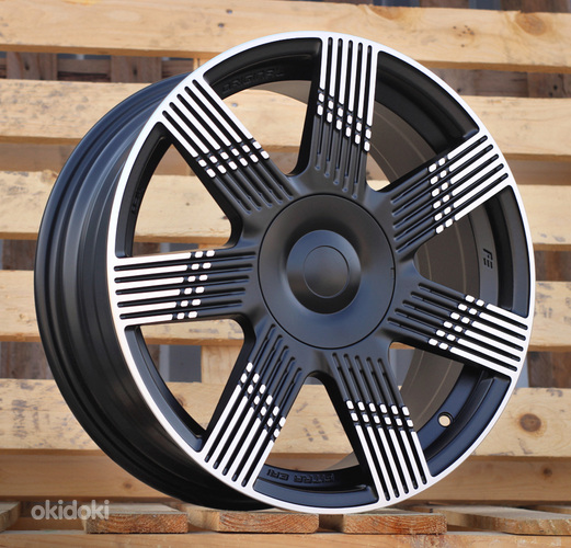 R16x6.5  4X98  ET  35  58.1  YF7074  Black Polished Half Matt (MBHM)  For FIAT  (Z3)  (HYBRID FORGED)