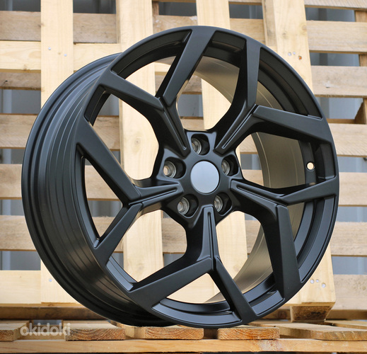 R18x8  5X108  ET  47.5  63.4  YF5729  Black Half Matt (BLHM)  For FORD  (Z5)  (HYBRID FORGED)
