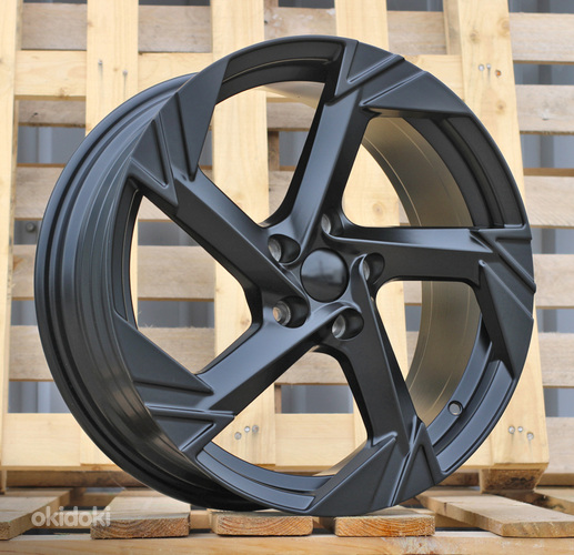 R18x7.5  5X112  ET  45  57.1  YF5754  Black Half Matt (BLHM)  For VW  (Z5)  (HYBRID FORGED)