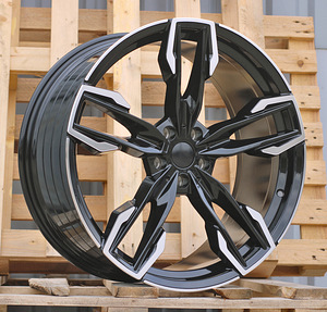 R20x8  5X112  ET  27  66.6  YF5718  Black Polished (MB)  For BMW  (P1)  ((X3) HYBRID FORGED Rear+Front) (1 foto / 1)