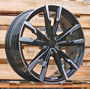 R19x8  5X112  ET  46  66.6  YF5710  Black Polished (MB)  For BMW  (Z6)  (HYBRID FORGED (X1; iX1; X2; iX2; Series 1(F40) 2(F44)) (1 foto / 1)