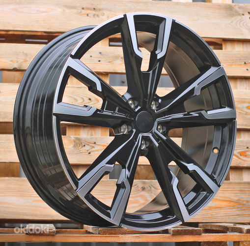 R19x8  5X112  ET  46  66.6  YF5710  Black Polished (MB)  For BMW  (Z6)  (HYBRID FORGED (X1; iX1; X2; iX2; Series 1(F40) 2(F44))