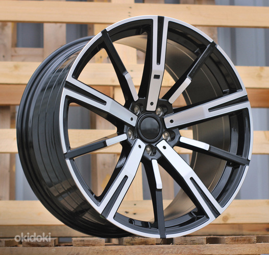 R19x8  5X112  ET  30  66.6  YF1156  Black Polished (MB)  For BMW
