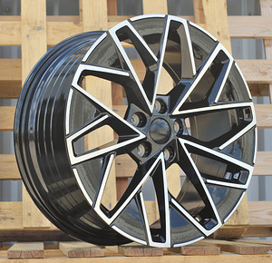 R18x8  5X112  ET  44  57.1  YF0444  Black Polished (MB)  For SKODA  (K7)  (HYBRID FORGED) (1 foto / 1)