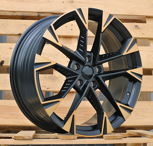 R19x8  5X112  ET  40  57.1  YF1150  Black Polished Half Matt Cooper (MBHMC)  For CUPRA  (K8+P1)  (HYBRID FORGED) (1 foto / 1)
