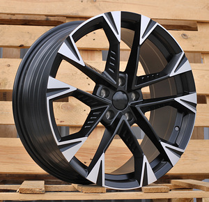 R19x8  5X112  ET  40  57.1  YF1150  Black Polished Half Matt (MBHM)  For CUPRA  (K8)  (HYBRID FORGED) (1 foto / 1)