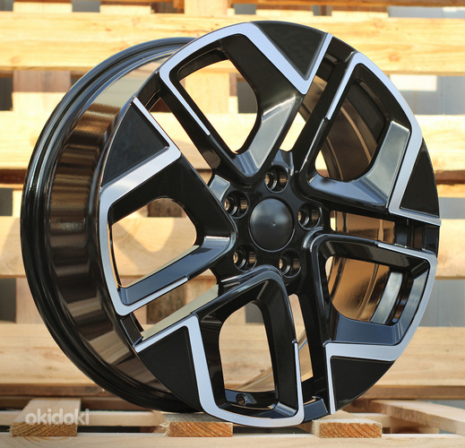 R18x7.5  5X112  ET  51  57.1  Y1258  Black Polished (MB)  For VW  (K4)  (NEW Model)