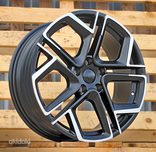 R18x7.5  5X112  ET  40  57.1  Y1243  (YF5667)  Black Polished Half Matt (MBHM)  For VW  (M)  (HYBRID FORGED)