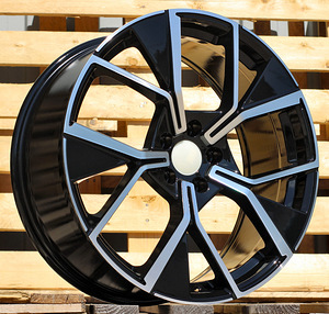 R19x8.5  5X112  ET  38  57.1  Y1196  Black Polished (MB)  For VW  (P+K4+Z4)  (New Tiguan) (1 foto / 1)