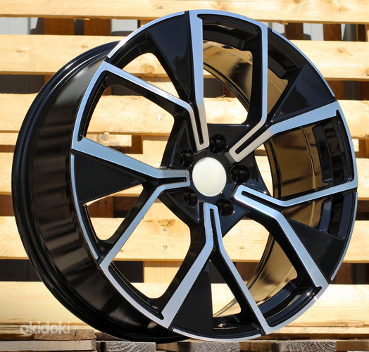 R19x8.5  5X112  ET  38  57.1  Y1196  Black Polished (MB)  For VW  (P+K4+Z4)  (New Tiguan)