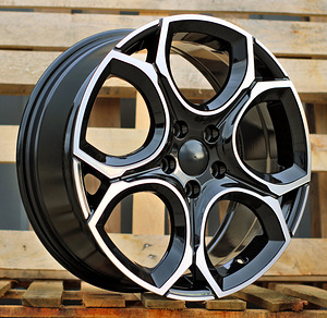 R18x7.5  5X112  ET  51  57.1  Y1232  Black Polished (MB)  For VW  (K2)  (NEW Model) (1 foto / 1)