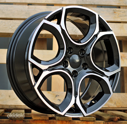 R18x7.5  5X112  ET  51  57.1  Y1232  Black Polished (MB)  For VW  (K2)  (NEW Model)
