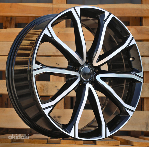 R21x8.5  5X112  ET  38  66.5  Y1197  Black Polished (MB)  For AUD  (K2)  (NEW Model)