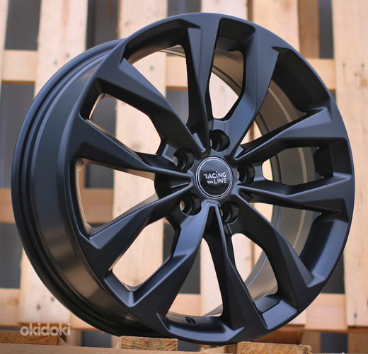 R17x7  5X120  ET  40  72.6  Y1144  Black Half Matt (BLHM)  For BMW  (P2)