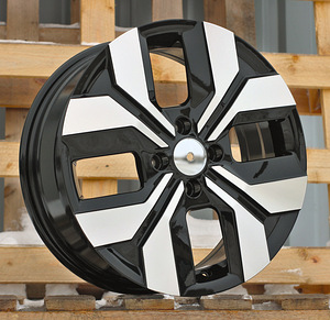 R15x6.5  4X100  ET  40  60.1  Y1392  Black Polished (MB)  For DACIA  (Z7) (1 foto / 1)