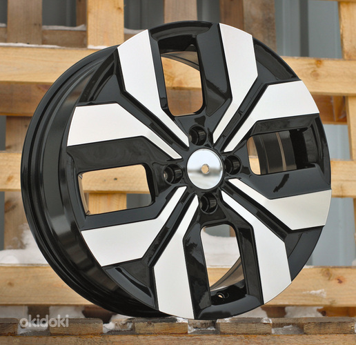 R15x6.5  4X100  ET  40  60.1  Y1392  Black Polished (MB)  For DACIA  (Z7)