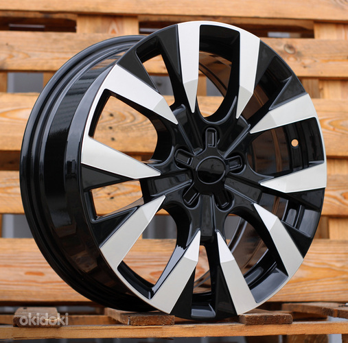 R17x7  5X108  ET  45  65.1  Y1248  Black Polished (MB)  For CITRO  (P)