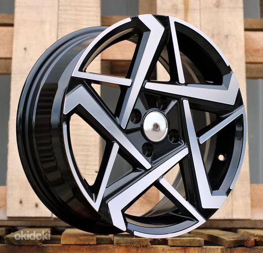 R16x6.5  4X100  ET  45  54.1  Y1237  Black Polished (MB)  For HYUND  (K4)