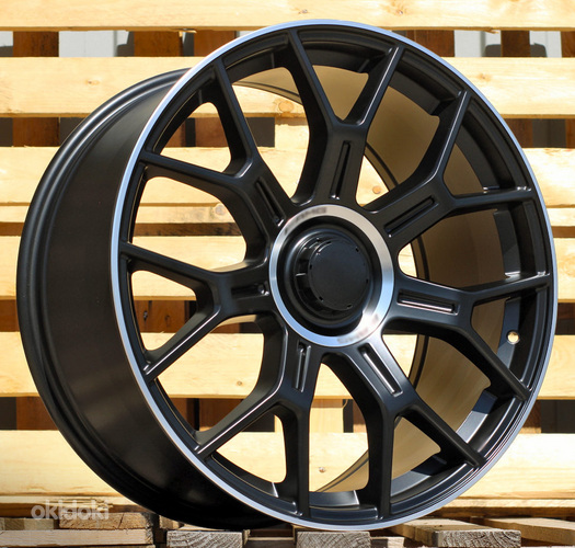 R19x8.5  5X112  ET  38  66.6  Y1188  (FBX184)  Black+Polished Lip (BLPL)  For MER  (Z5)  (HYBRID FORGED)