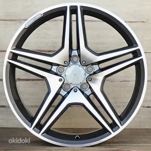 R19 MB AMG 555 Gray polished 19x9.5 5x112