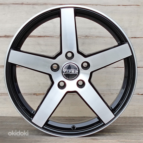 R17 VIPER B261 Black polish 17x7 4x100