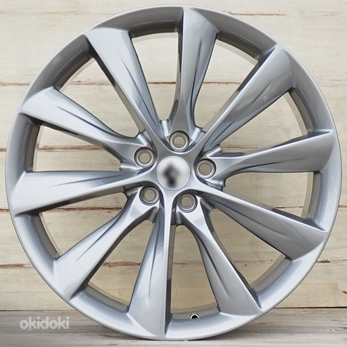 R21 AMZ 0223 Gray polished 21x9 5x114.3