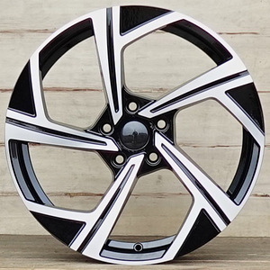 R19 AUDI VW SEAT SKODA MB AMZ 5502 Black polish 19x8 5x112 (1 foto / 1)