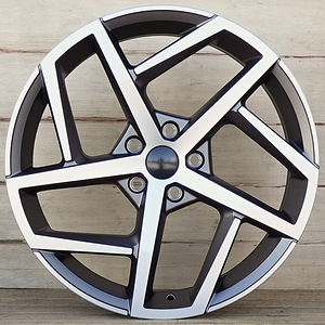 R19 AUDI VW SEAT SKODA AMZ T812 Gray polished 19x8 5x112 (1 foto / 1)