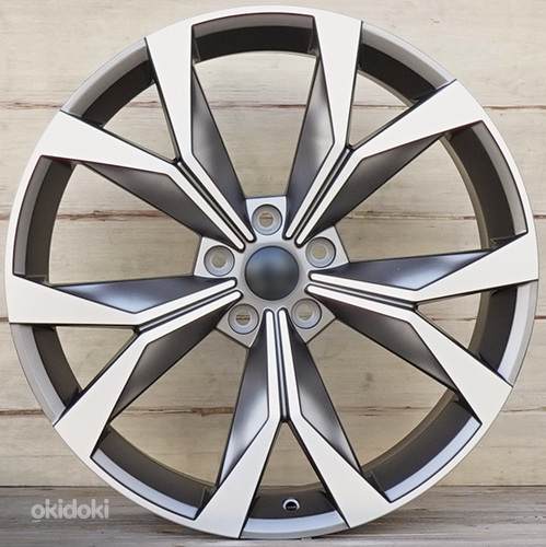 R18 AMZ 5627 Mat dark gray 18x7.5 5x108