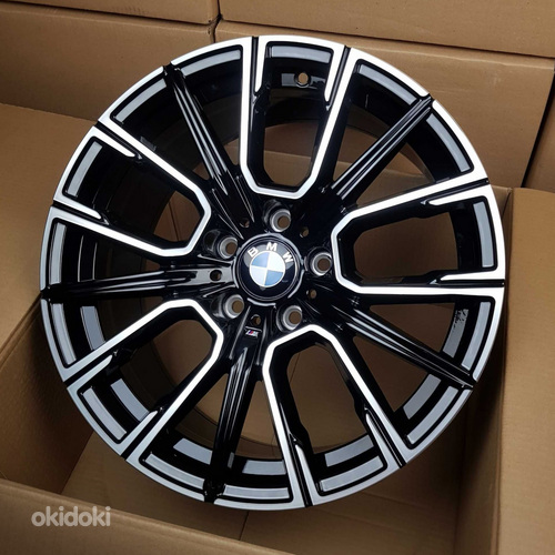 R19 BMW 5x112 G seeria AMZ H3168F Black polish 19x8.5 ja 19x9.5