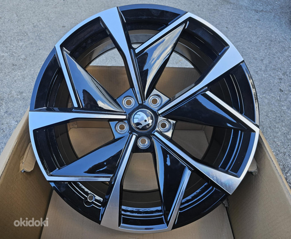 R19 AUDI VW SEAT SKODA MB AMZ 5638 Black polish 19x8 5x112