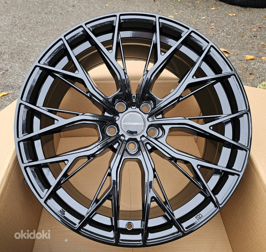 R22 MB AUDI VW SKODA AMZ 5558 Black dark 22x9 5x112